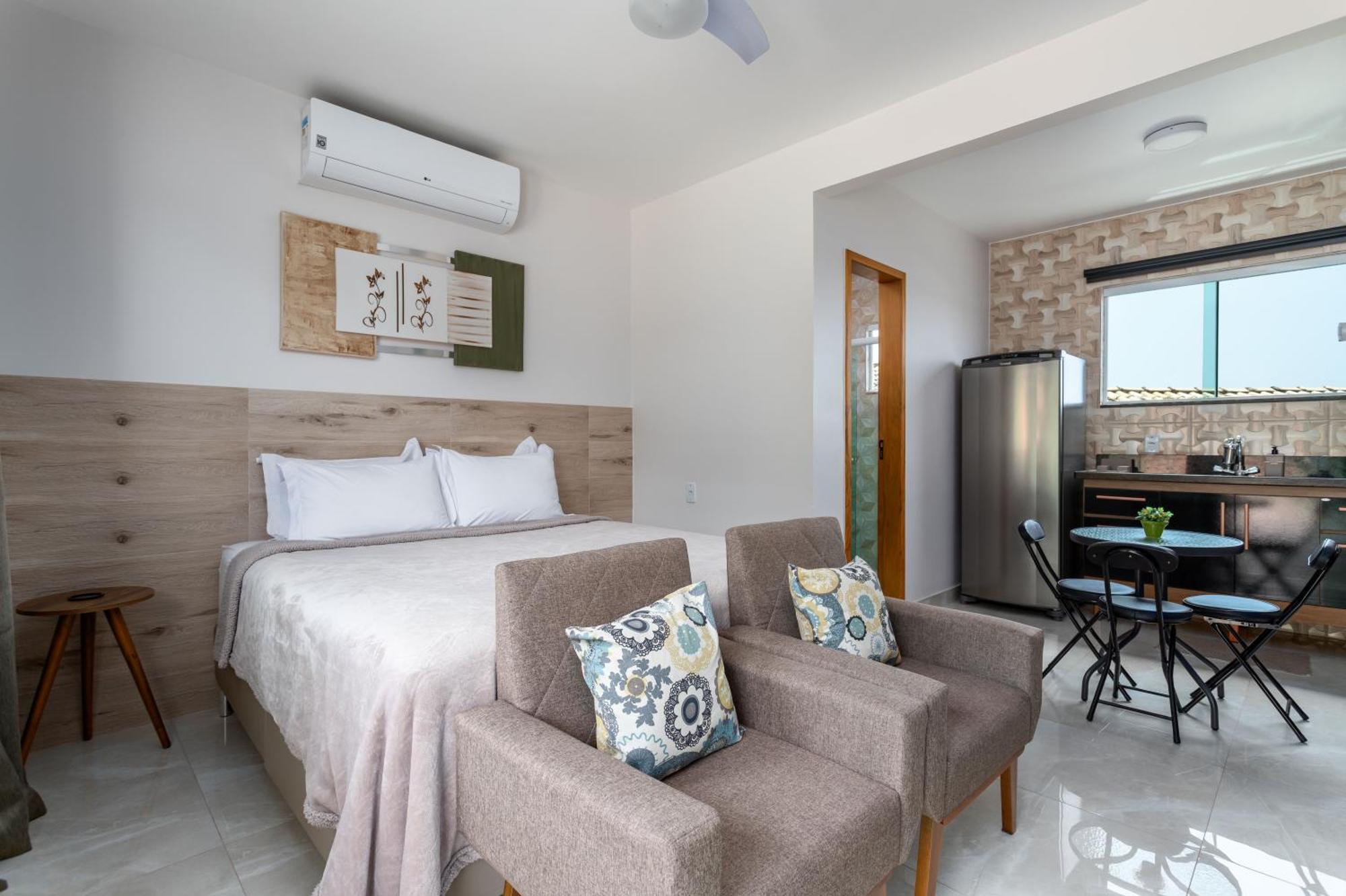 Studio Apto Com Varanda Garagem Tv Smart Wi-Fi Marica Exterior photo
